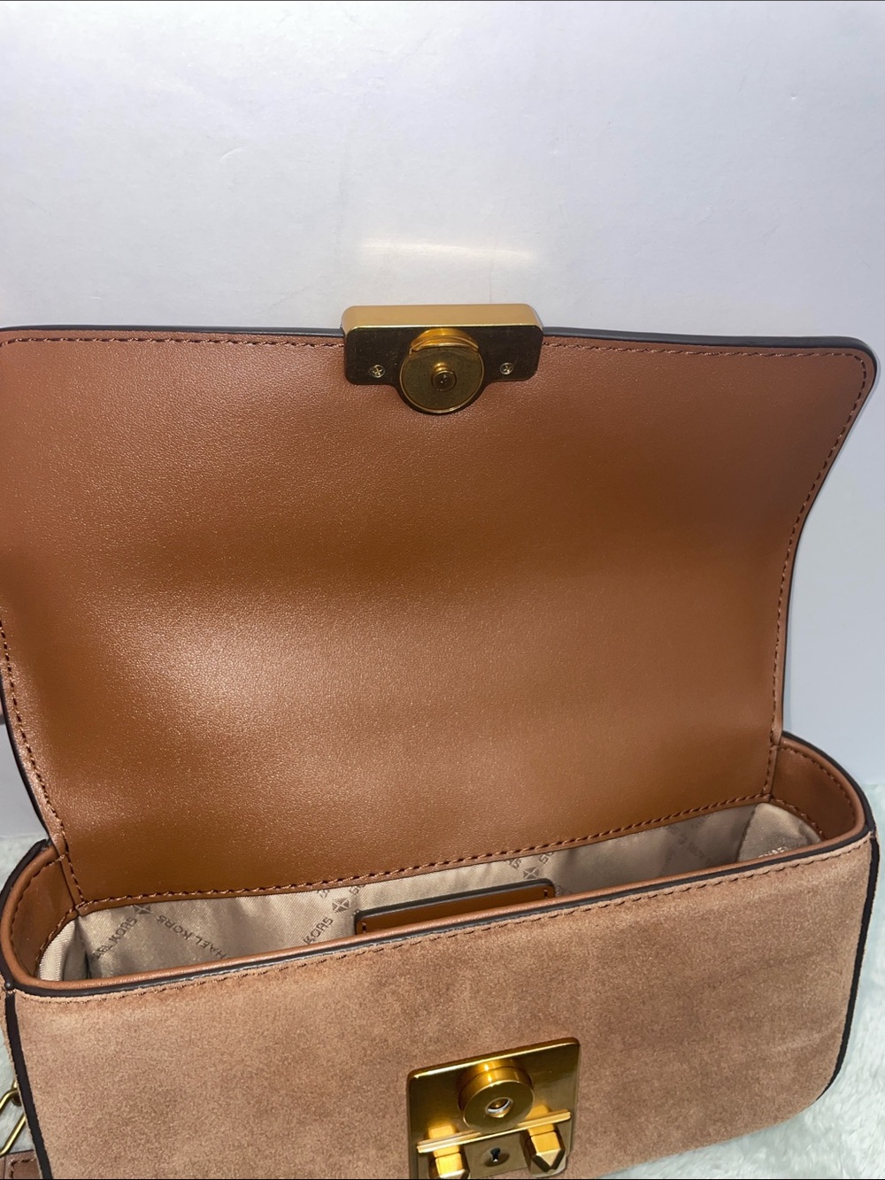 NWT Michael Kors ‘Tribeca’ Small Convertible Chain Shoudler Bag - Picture 9 of 11